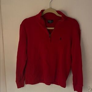 Polo by Ralph Lauren Kids Red Half-Zip Sweatshirt